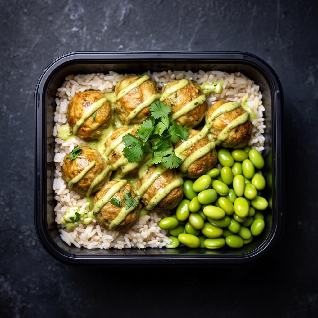 Lemongrass Chicken Meatballs